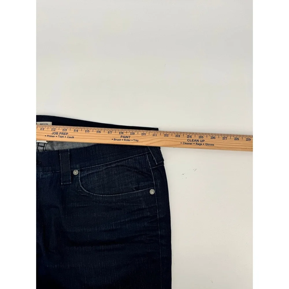 True Religion Jeans Mens 34x32 Blue Denim Flap Pockets Ricky Distressed‎  Hems